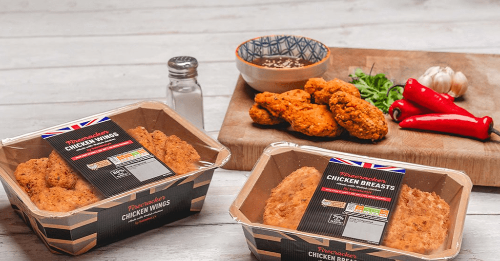 Sainsbury’s reduces plastic with new paperboard tray for breaded chicken packaging