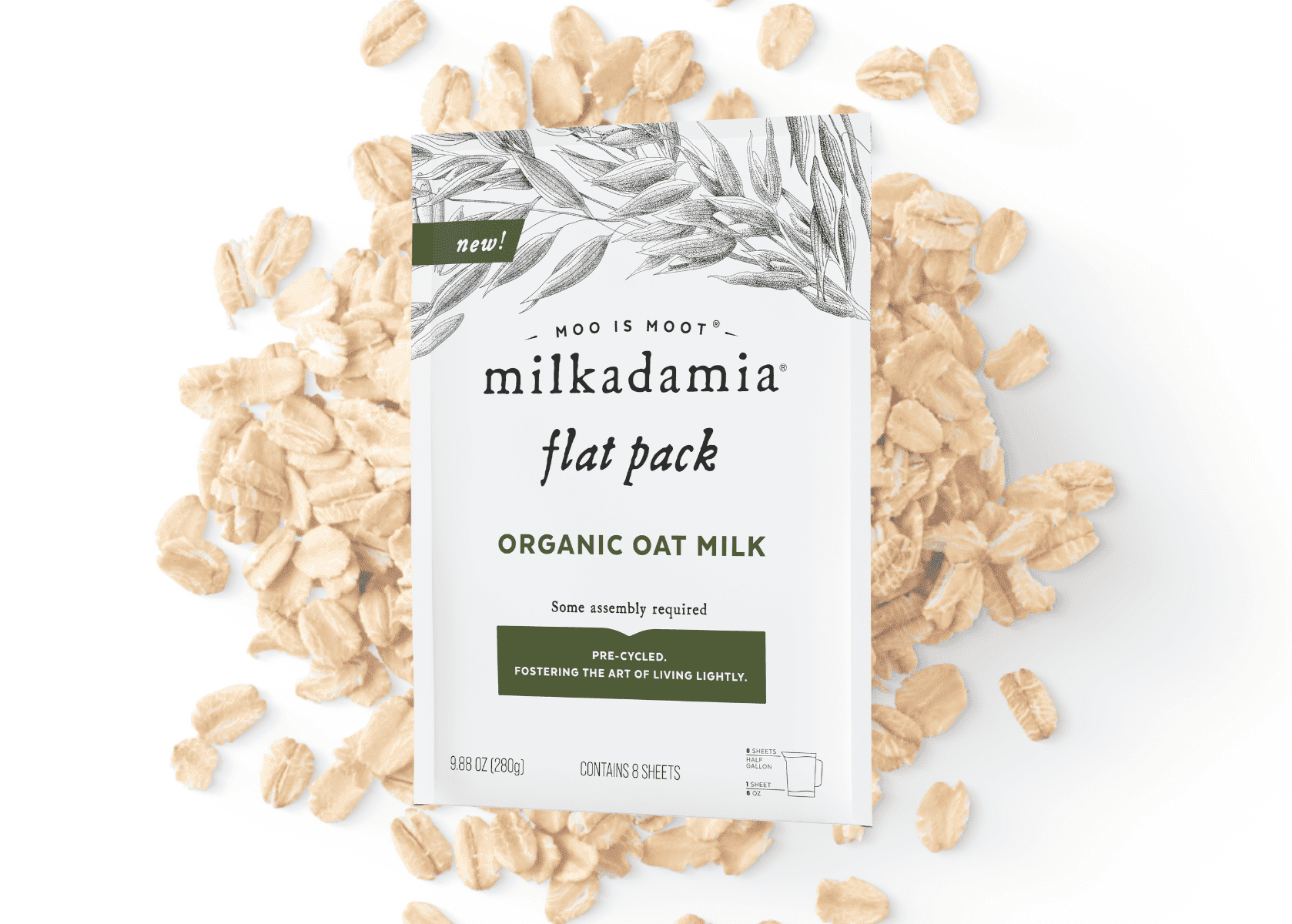 Milkadamia Launches First 2D-Printed Flat Pack Oat Milk on US Market – vegconomist