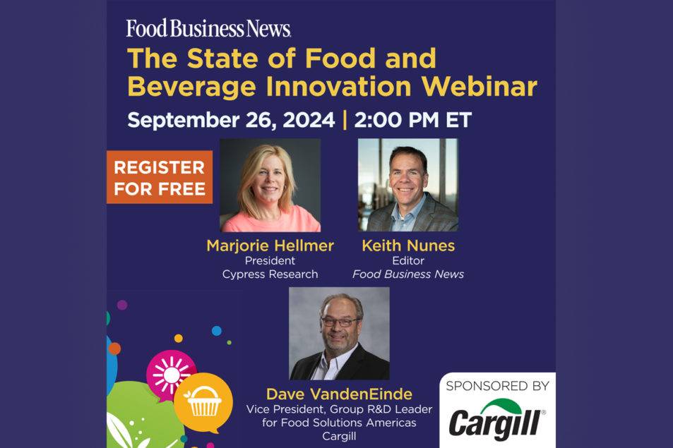 Webinar to uncover key trends in food and beverage