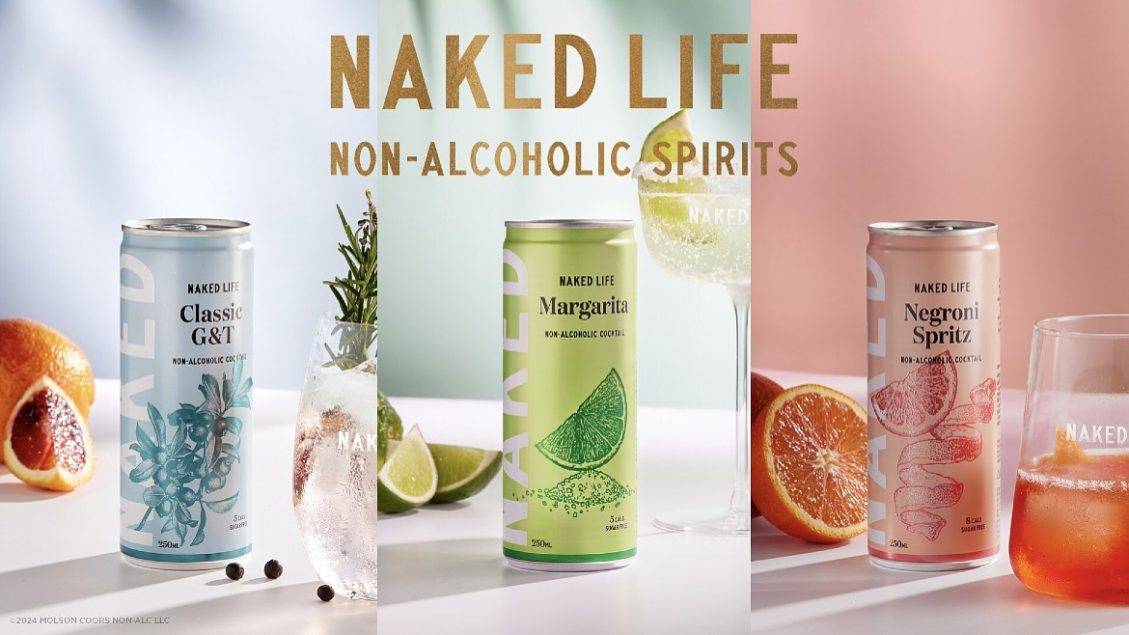 Molson Coors Partners with Naked Life to Bring Non-Alcoholic RTD Cocktails to U.S.