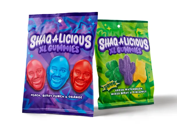 Hershey launches Shaq-A-Licious XL Gummies