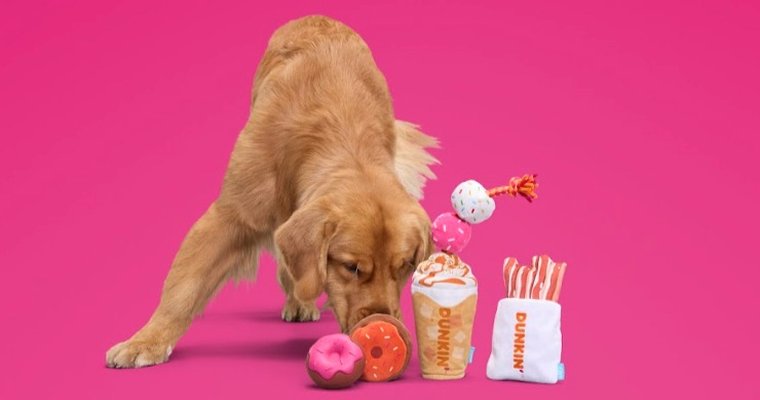 Dunkin’, Bark release batch of dog toys