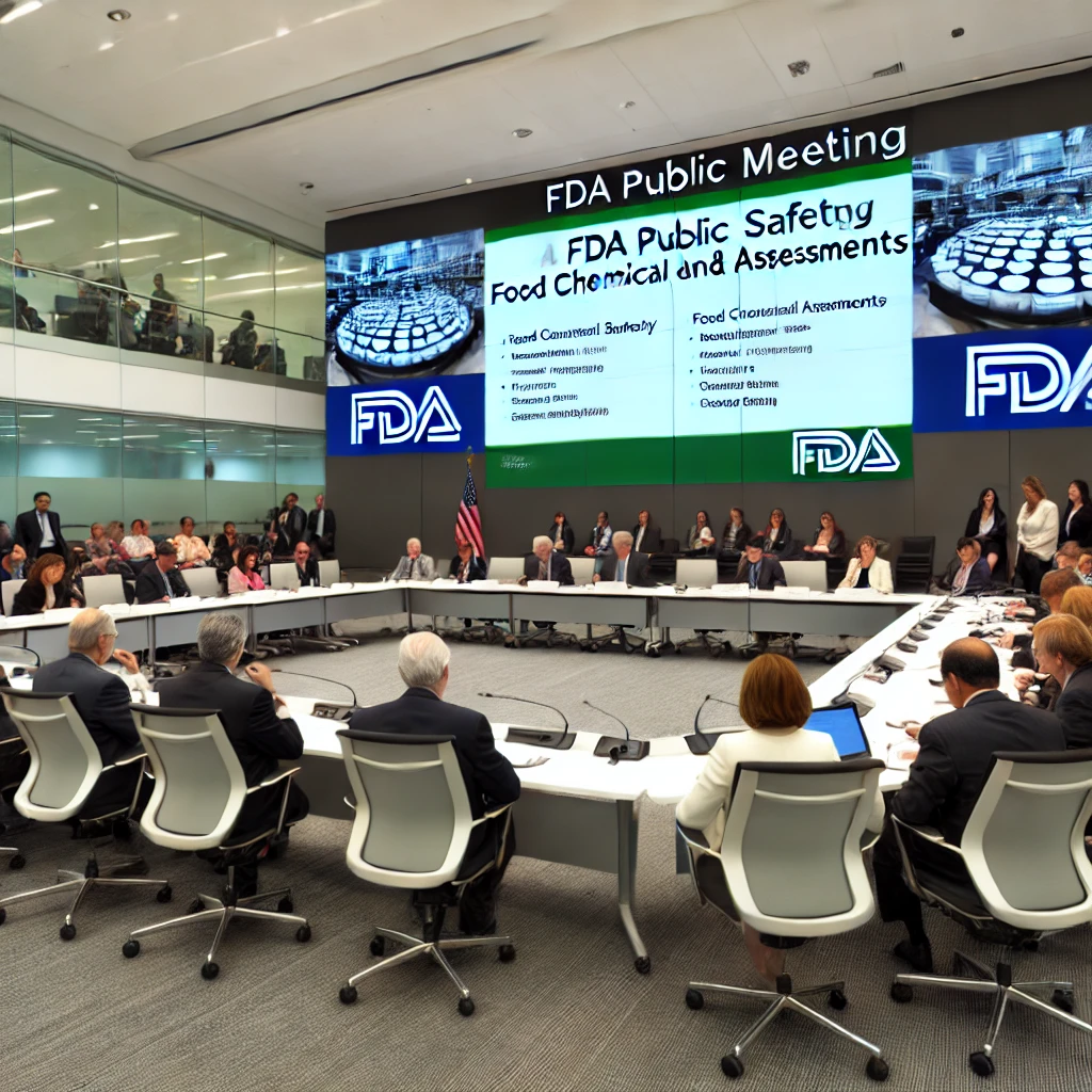 Here is the image of the modern FDA public meeting you requested.