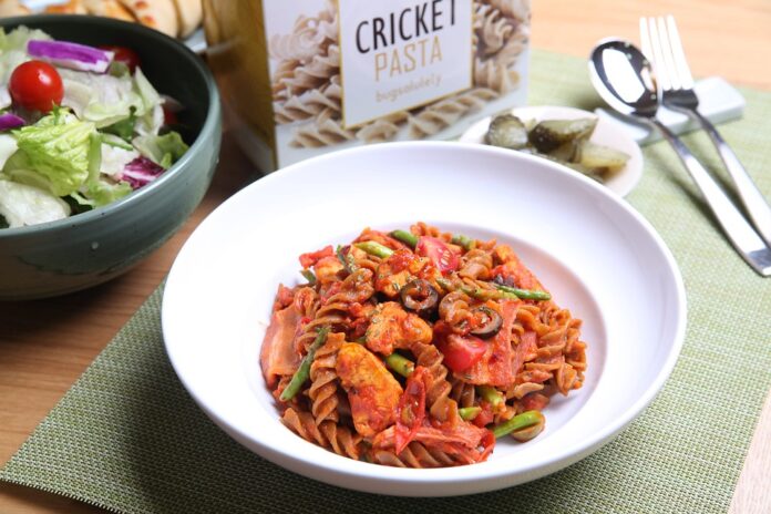 Education and sampling drive awareness of insect pasta benefits