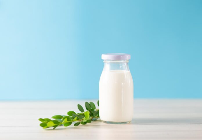 Packaging for flavored and functional milks includes portion control options