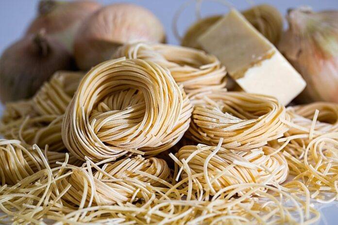 Ready to cook pasta meals use microwave safe packaging with steam vents