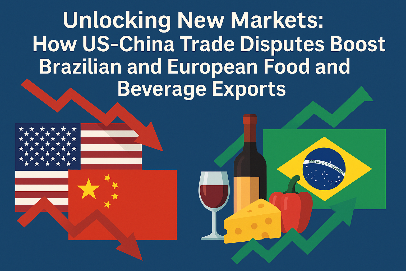 Unlocking New Markets: How US-China Trade Disputes Boost Brazilian and European Food and Beverage Exports
