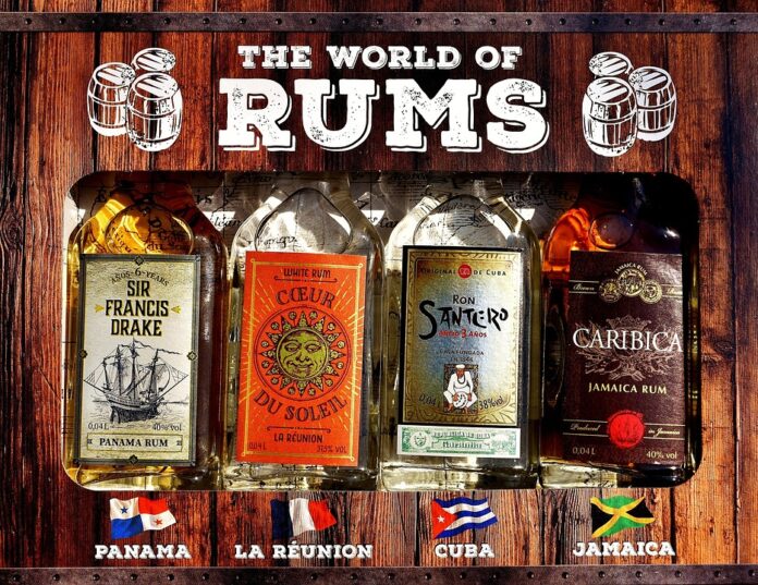 Top 10 rum brands exported worldwide