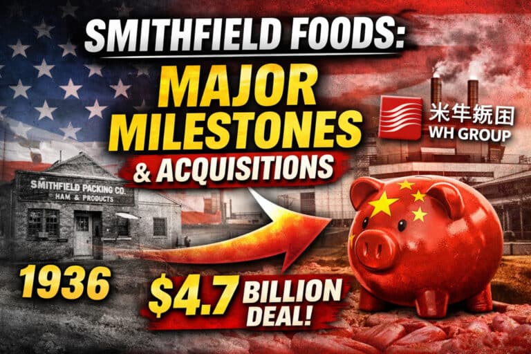 Smithfield Foods Major Acquisitions & $4.7m deal