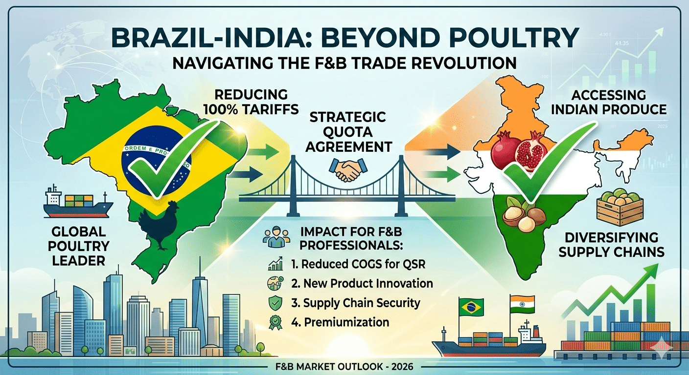 The Brazil-India Trade Corridor: A New Frontier for F&B