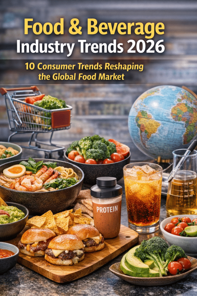 food and beverage industry trends 2026 showing global food innovation snacks beverages and grocery retail trends