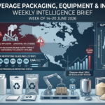 Analysis of the F&B industry for June 14–20, 2026. Insights on the Longview mill disaster, EPR compliance, GLP-1 reformulation, and processing investments.