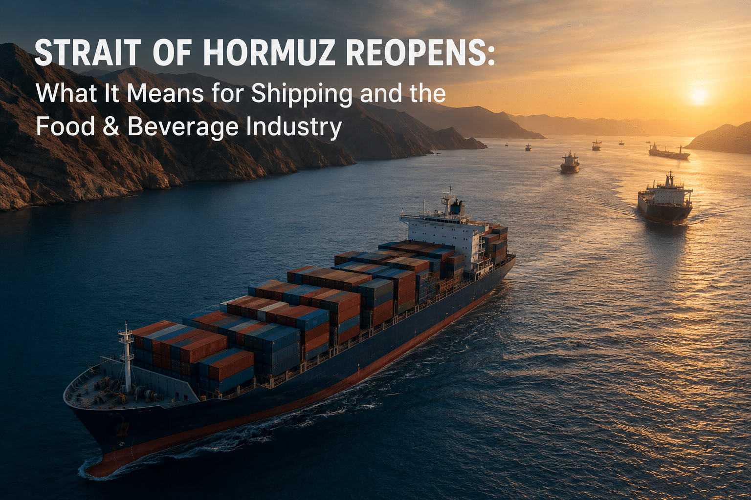 Strait of Hormuz Reopening Signals Relief for Global Shipping and Food Supply Chains