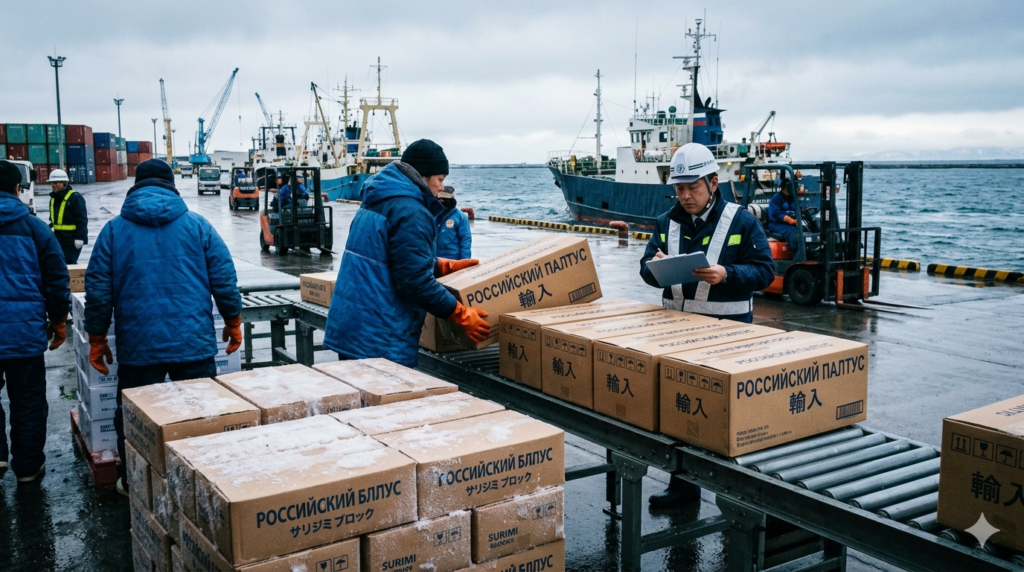 Russia aims to overtake US and China in Japanese seafood imports. Explore the latest 2026 trade data, surimi trends, and challenges in the market.