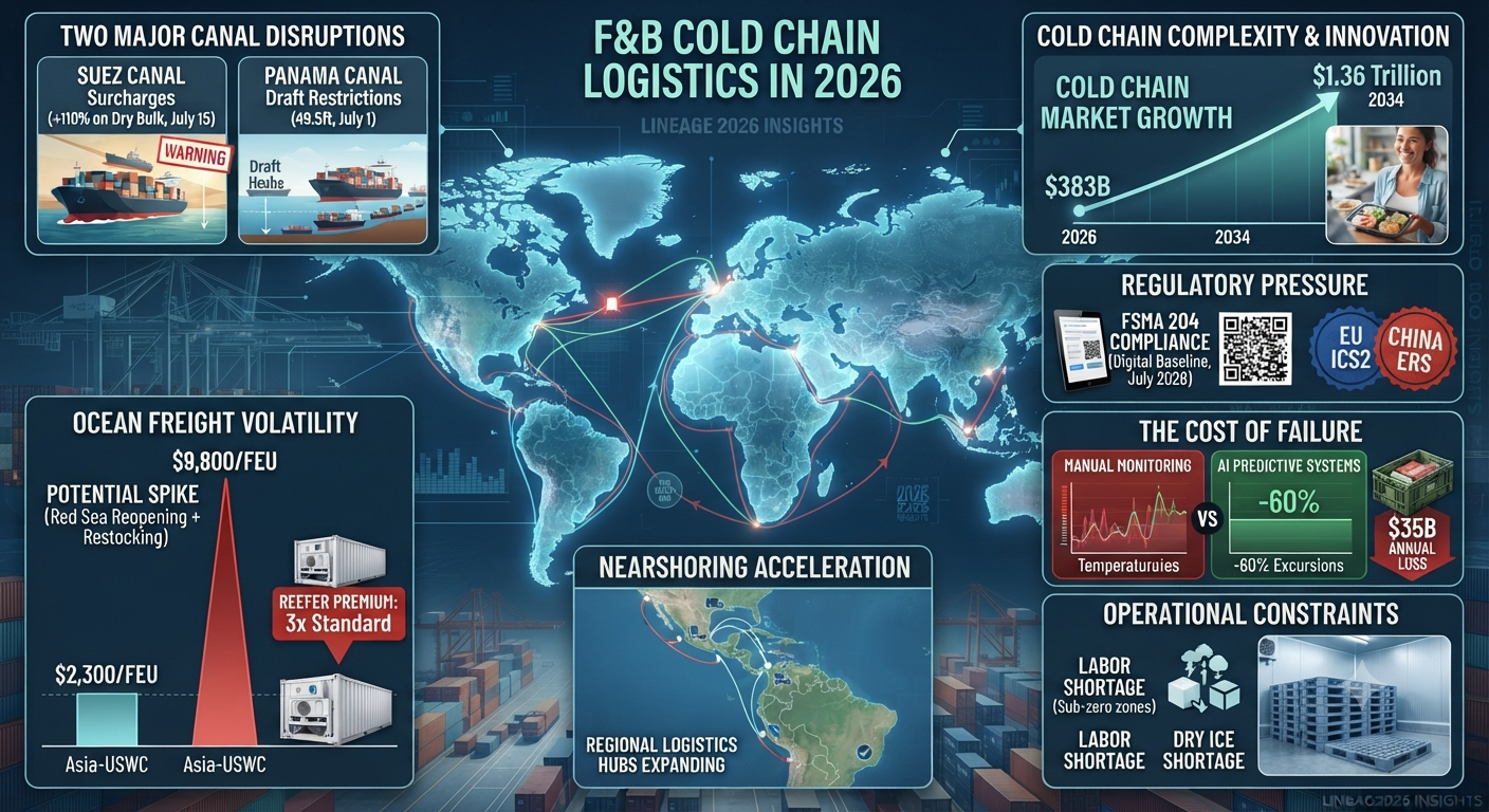 Food & beverage storage, transport and shipping: latest industry news and trends july 2026
