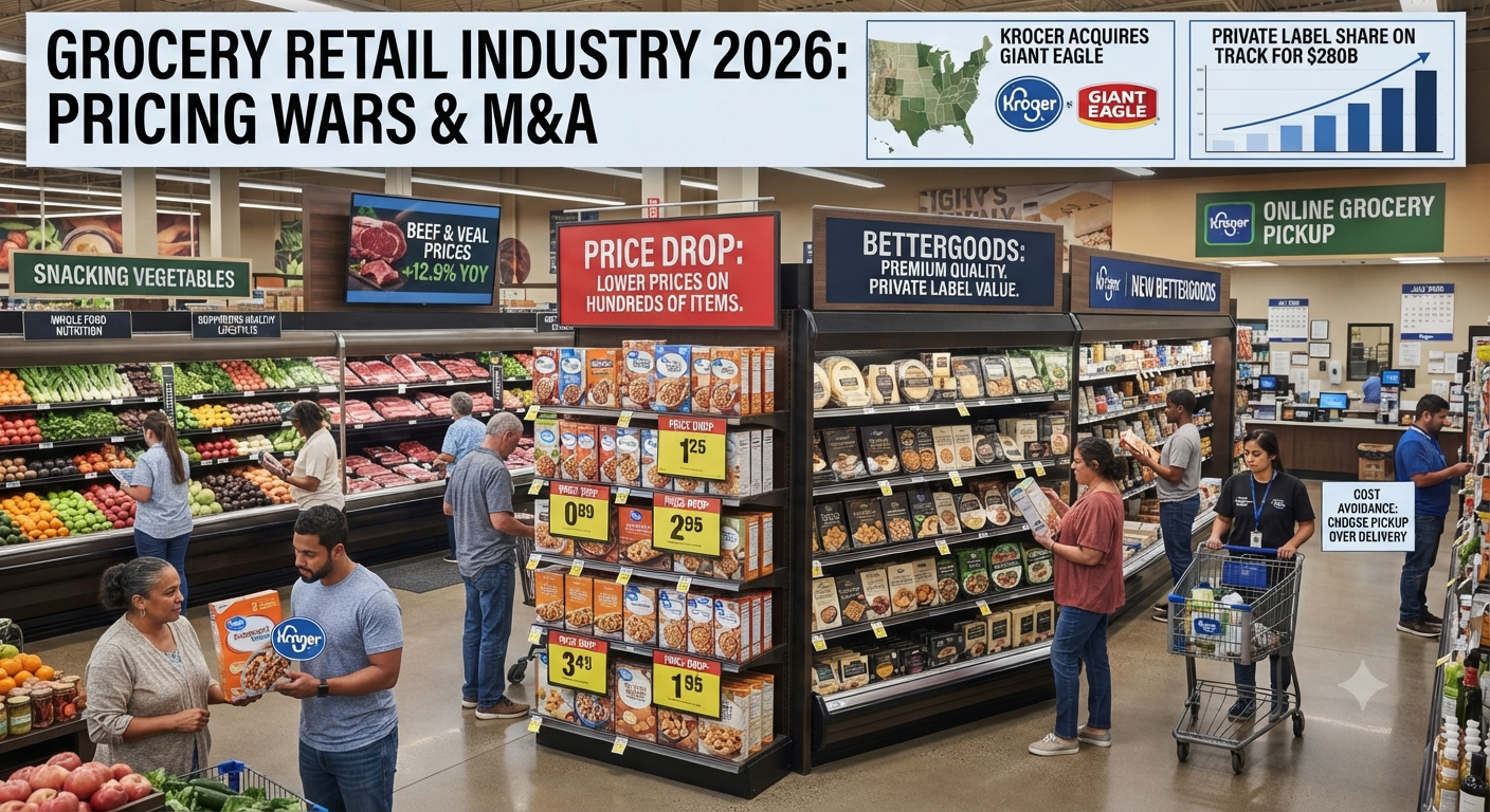 Grocery retail industry july 2026: pricing wars, m&a and what’s reshaping supermarkets