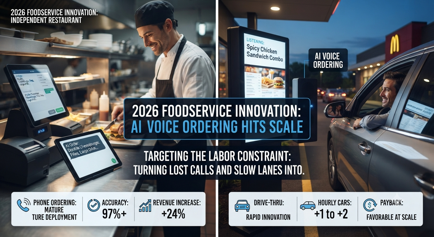 The #1 foodservice innovation of 2026 isn’t a menu trend — it’s a voice on the other end of the line