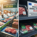 Brazil posts record chicken and beef export volumes for H1 2026. Will the upcoming September EU import ban derail this momentum? Read the analysis.