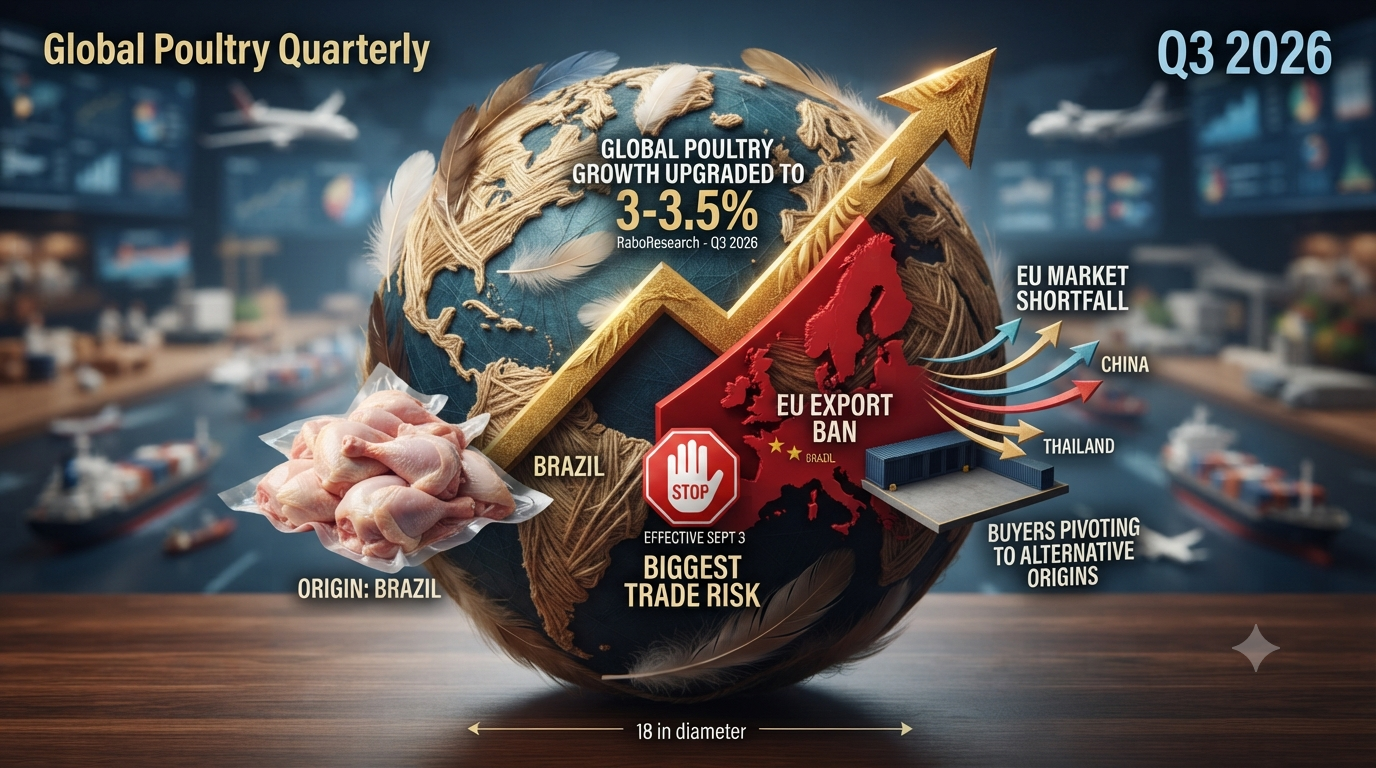 Global poultry market 2026: rabobank lifts growth outlook