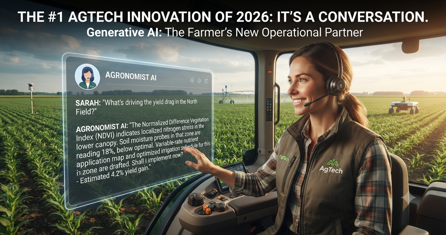 The #1 agriculture technology innovation of 2026 isn’t a robot — it’s a conversation