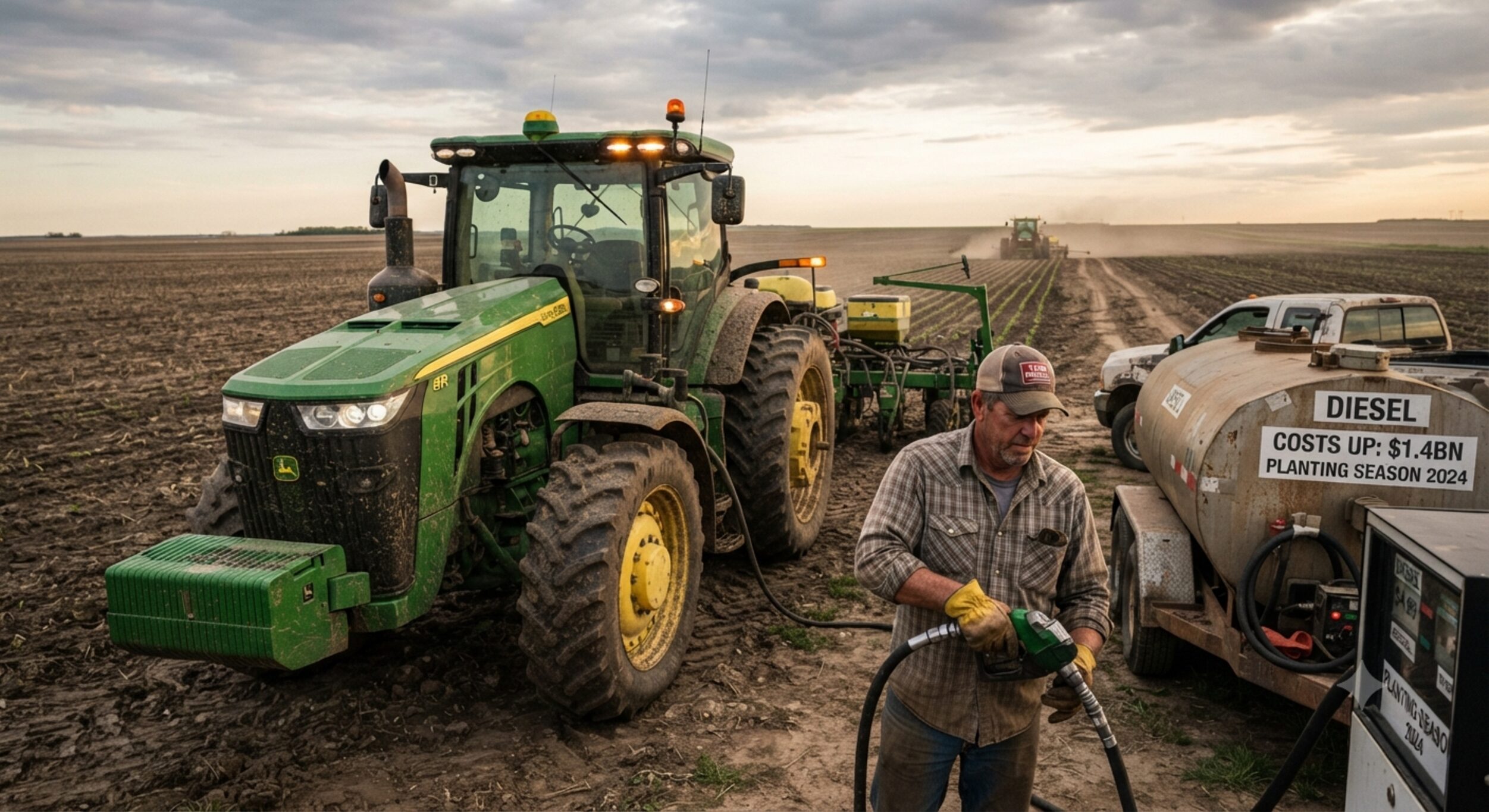 Farm diesel costs jump $1. 4bn in us planting season