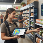 This should be informative, concise, and avoid redundant phrases like "image of" or "picture of". It should describe the content in a way that provides value within the context of your article about grocery retail innovation.