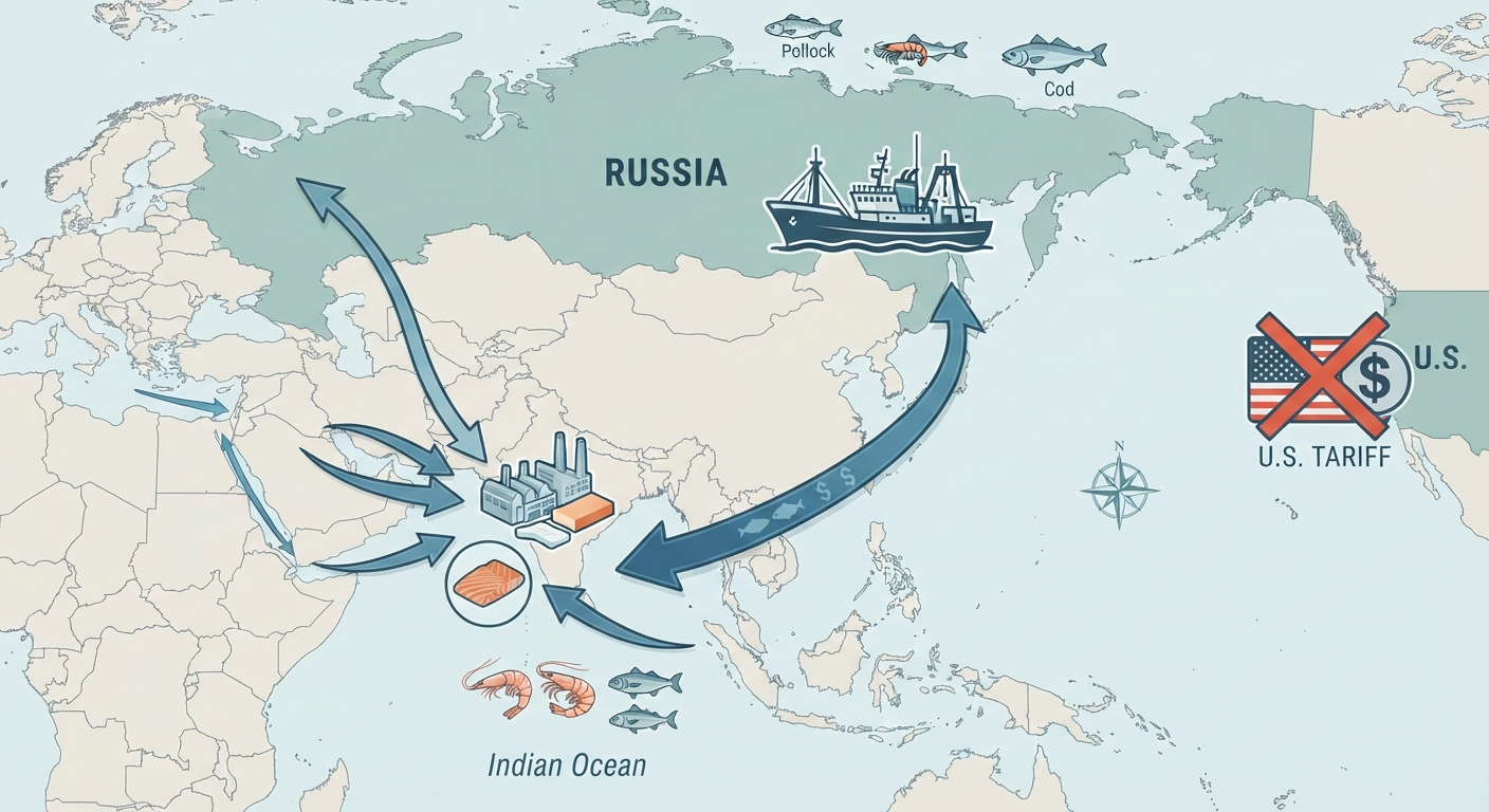 Russia targets india for seafood growth as export diversification accelerates