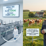 Milk production and investment statistics