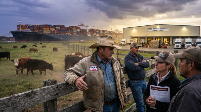 Farmers discussing challenges with shipping