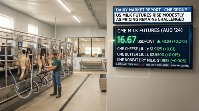 Dairy market report with milk futures