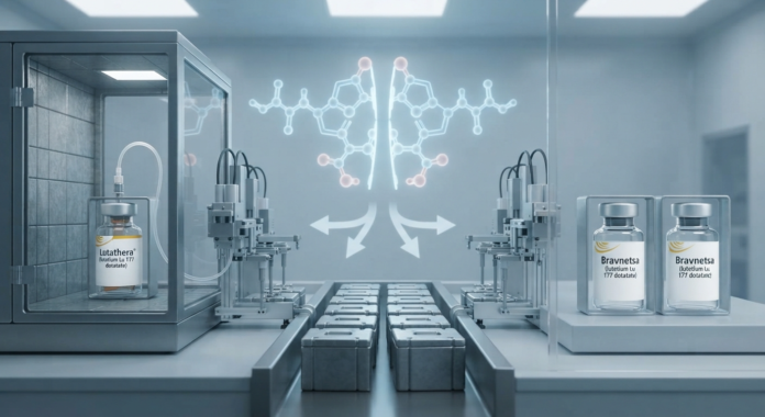 Laboratory with vials and equipment