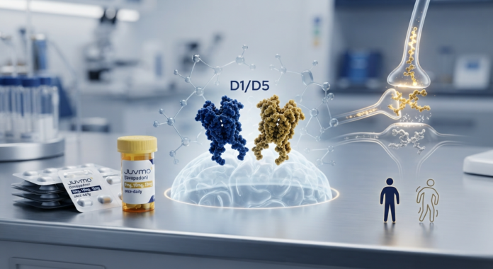 New Parkinson's medication and molecular illustration