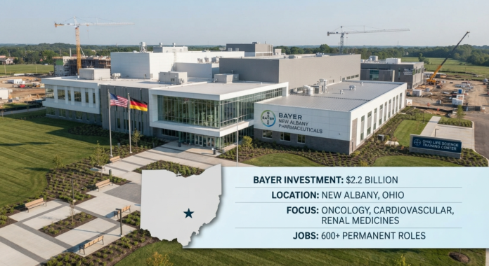 Bayer's new pharmaceutical facility in Ohio
