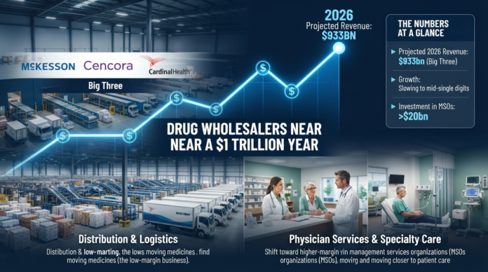 Drug wholesalers projected revenue growth