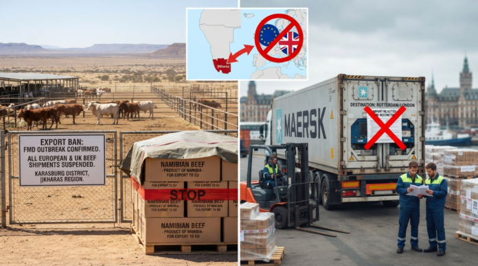 Beef export ban due to FMD outbreak